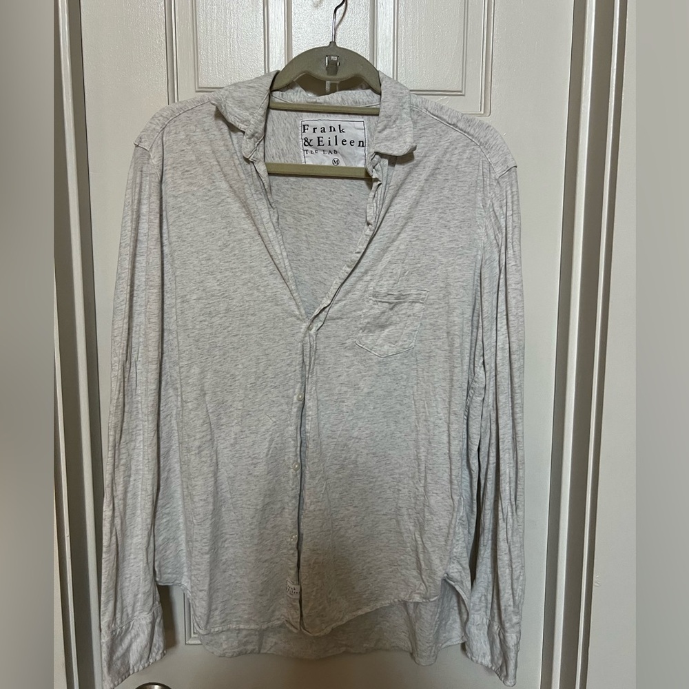 Frank & Eileen “tee lab” gray button down